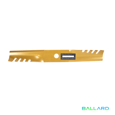 GOLD Hybrid  Mower Blades: 25" Long,  2.5" Wide,  5/8" Center Hole, Thickness- .250" (Two Blades)